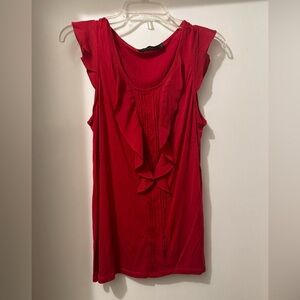 Women’s red, size large blouse, from the Limited.